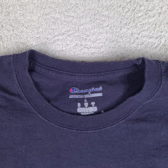 Oakwood University T-Shirt Adult Small Blue Champion‎ Short Sleeve Cotton - Picture 4 of 11